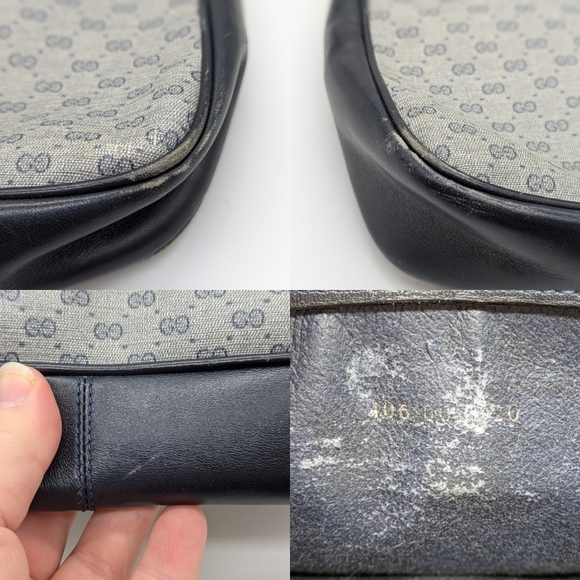Gucci Vintage Ophidia 1970/80 mini GG canvas & leather shoulder bag - Picture 12 of 15
